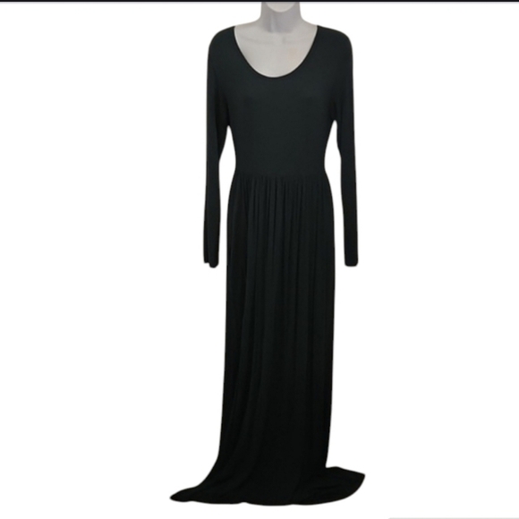 Grecerelle Dresses & Skirts - Grecerelle Long Sleeve Jersey Knit Maxi Dress